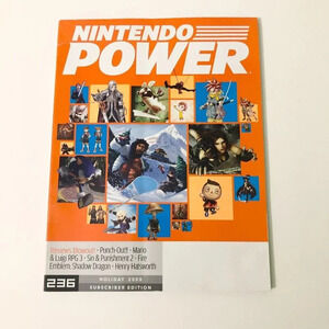 Nintendo Power Magazine Issue Volume Holiday 236  Dec 2008 Pokemon Poster